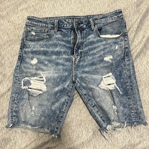 Men’s American Eagle Ripped Jean SHorts: Size:34